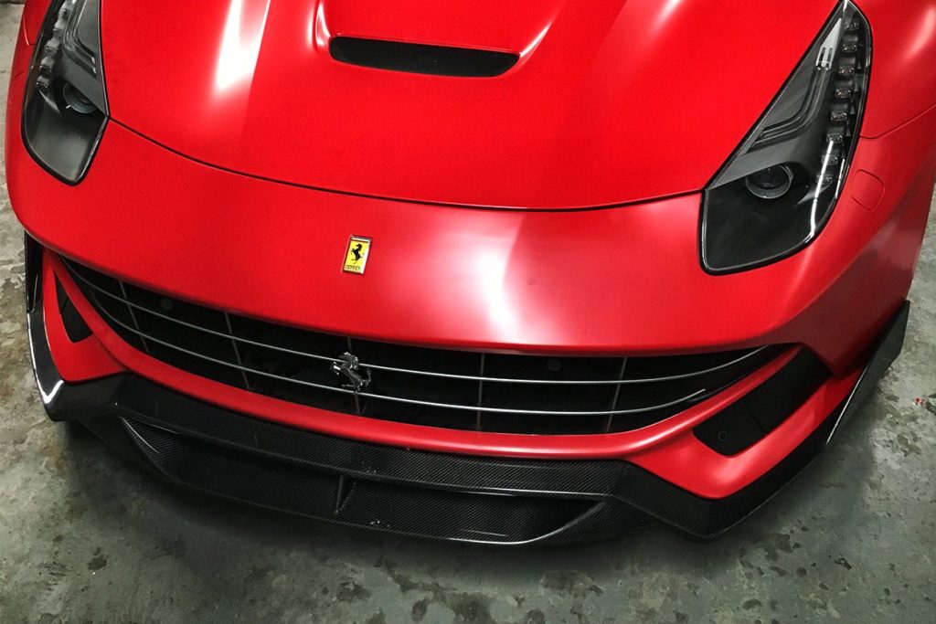 ลิ้นหน้า Carbon Fiber Ferrari F12 Berlinetta ทรง Carbonado 2012-2017 #2