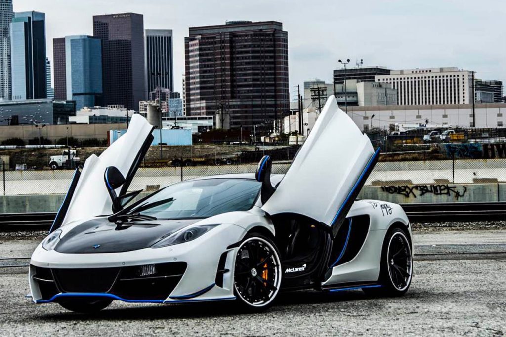กันชนหน้า Carbon Fiber McLaren 12C ทรง Carbonado