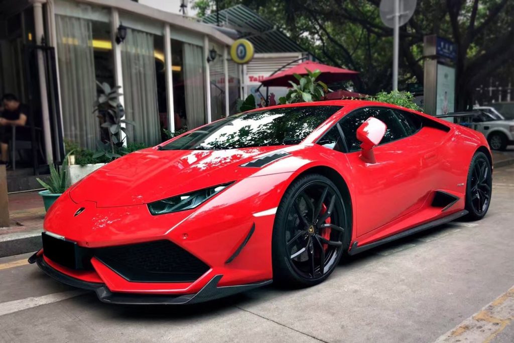 สเกิร์ตข้าง Carbon Fiber LAMBORGHINI Huracan LP580 (LP580 RZS)
