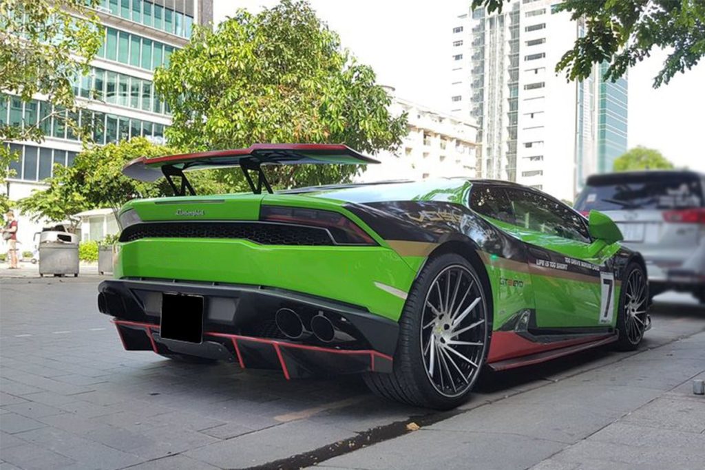 ดิฟฟิวเซอร์ท้าย Carbon Fiber LAMBORGHINI Huracan LP580 (LP610 RZS)