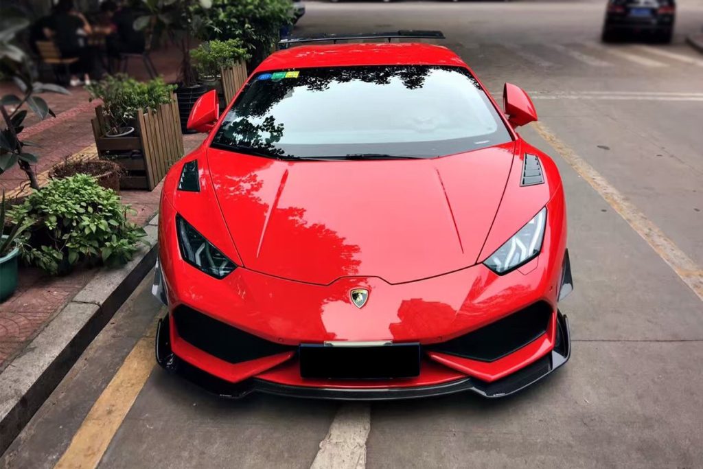 ลิ้นหน้า Carbon Fiber LAMBORGHINI Huracan LP610 (LP610 RZS)