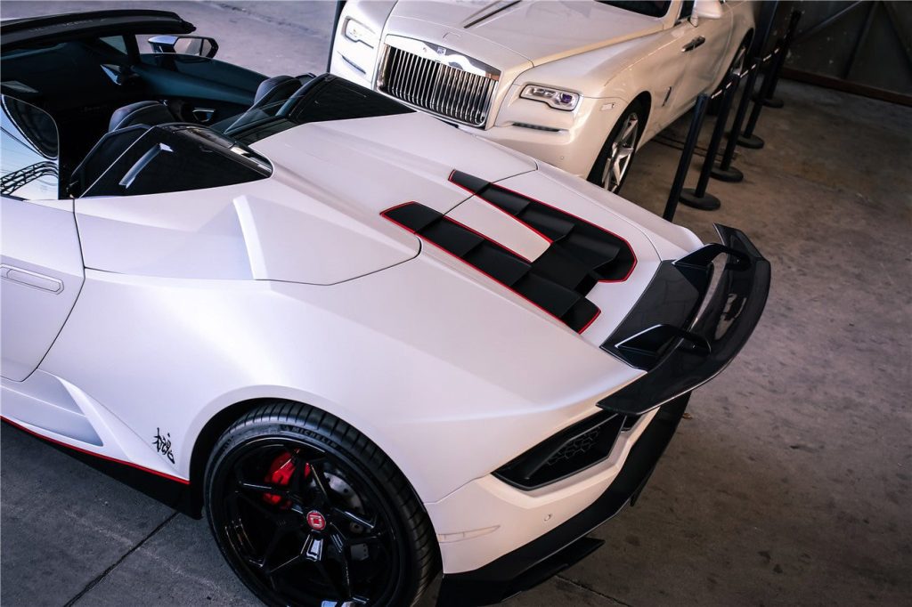สปอยเลอร์ท้าย Carbon Fiber LAMBORGHINI Huracan LP580 (Huracan VRS-II)