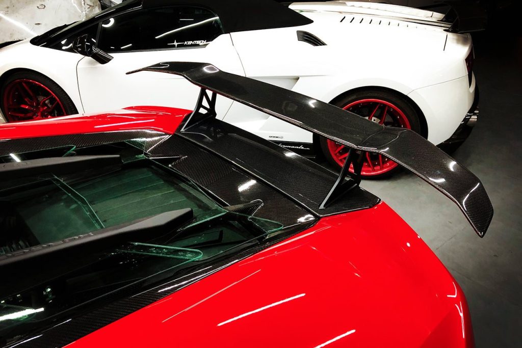 สปอยเลอร์ท้าย Carbon Fiber LAMBORGHINI Huracan LP580 (Huracan VRS)