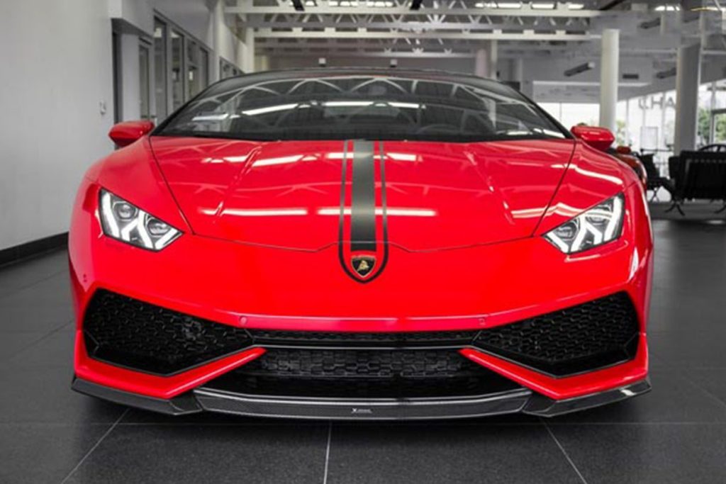 ลิ้นหน้า Carbon Fiber LAMBORGHINI Huracan LP610 (LP610 VRS)