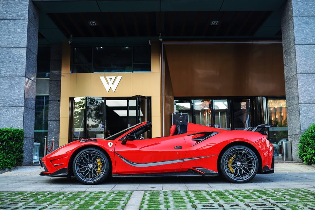 สเกิร์ตข้าง Ferrari 488 GTB (Spider MSY)