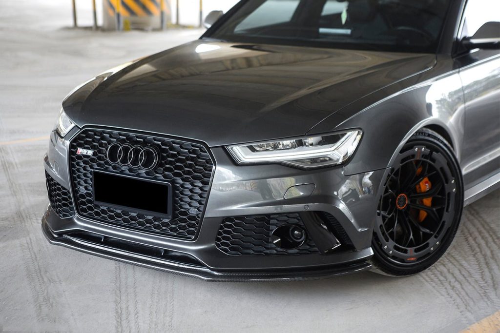 ลิ้นหน้า Carbon Fiber AUDI A6 C7 RS6 (Avant MN)