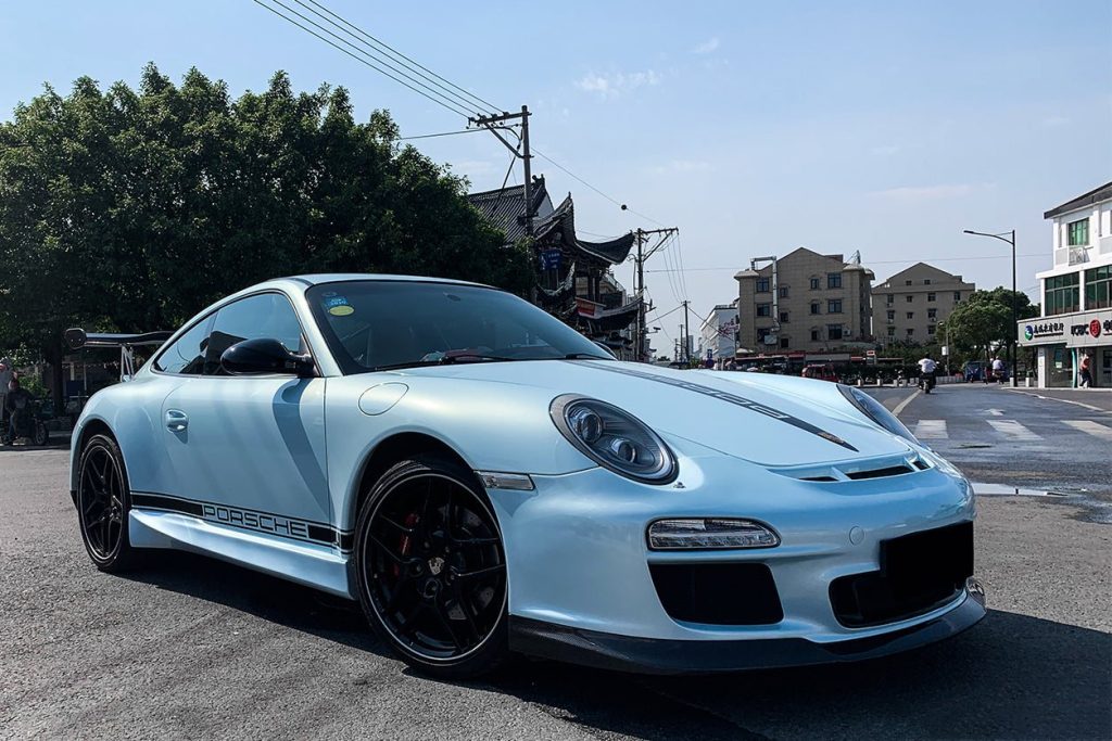 กันชนหน้า PORSCHE 911 997.2 ทรง DarwinPRO (GT3) 2009-2012