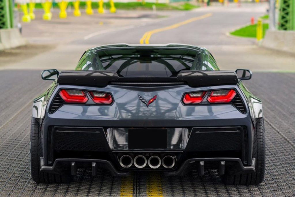 สปอยเลอร์ท้าย Carbon Fiber Chevrolet Corvette C7 Stingray