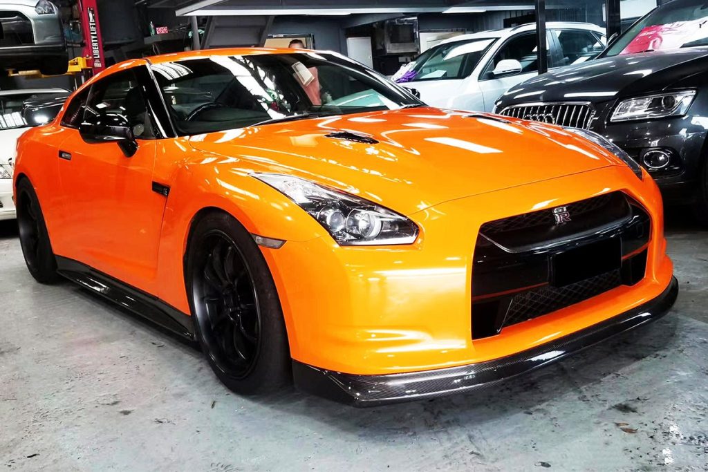 ลิ้นหน้า Carbon Fiber Nissan GT-R R35 2008-2011 (CBA ZEL)