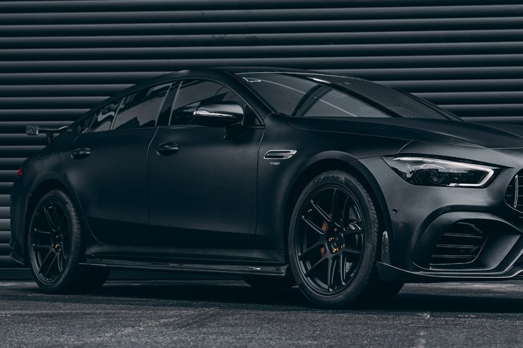 สเกิร์ตข้าง MERCEDES BENZ AMG GT X290 4-Door ทรง DarwinPRO #2