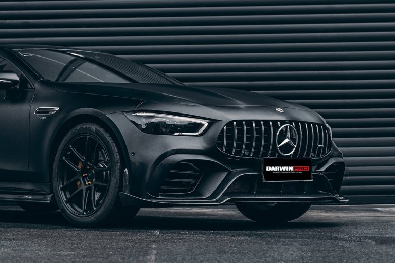 ลิ้นหน้า Carbon Fiber MERCEDES BENZ AMG GT X290 4-Door ทรง DarwinPRO #2