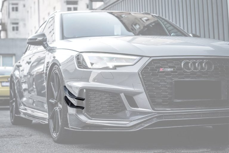 Canards AUDI A4 B9 RS4 style DarwinPRO(B9 BKSS)