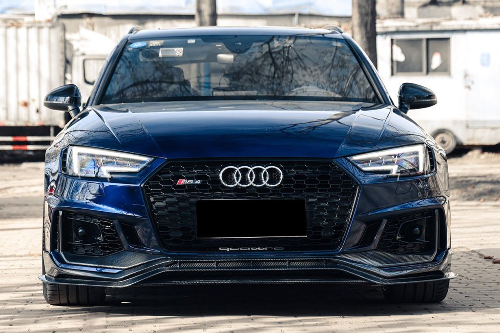 ลิ้นหน้า AUDI A4 B9 RS4 ทรง DarwinPRO (B9 BKSS)