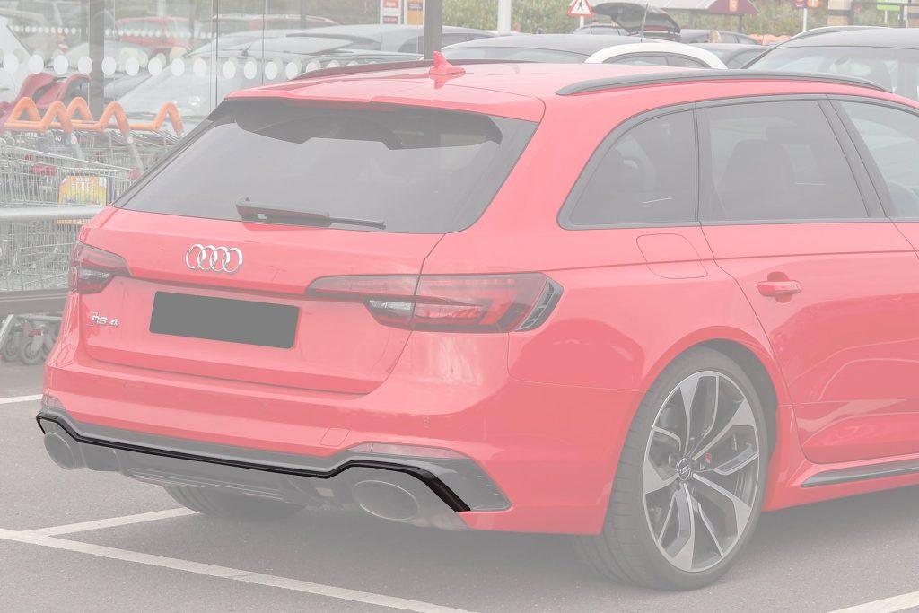 ดิฟฟิวเซอร์ท้าย Carbon Fiber AUDI A4 B9 RS4