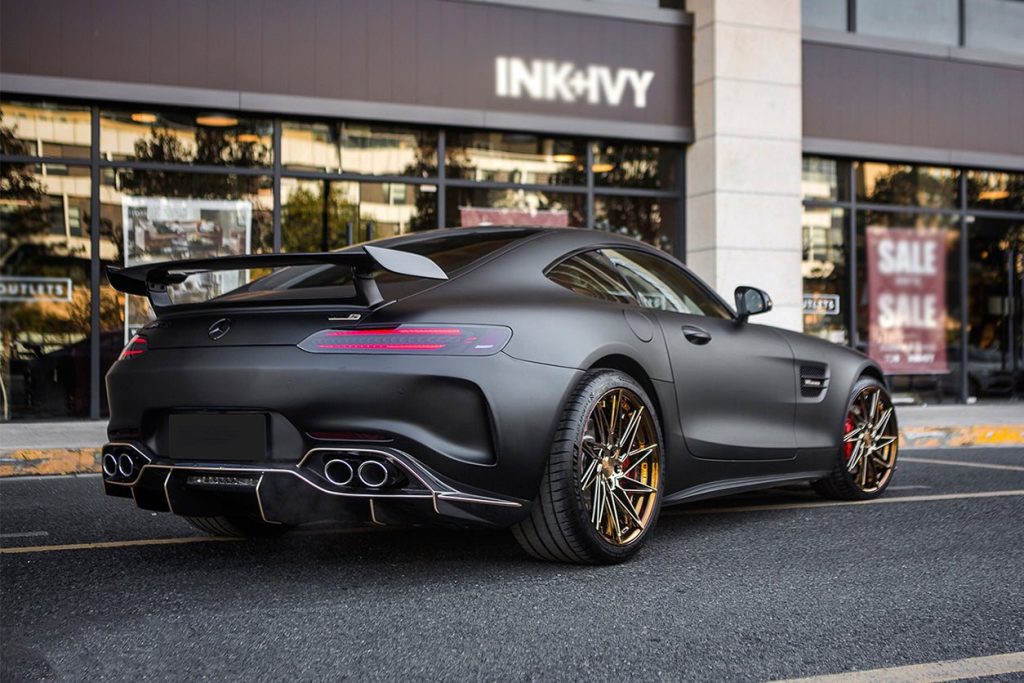 ดิฟฟิวเซอร์ท้าย Carbon Fiber MERCEDES BENZ AMG GT C190 2015-2016 ทรง DarwinPRO 2017-2021