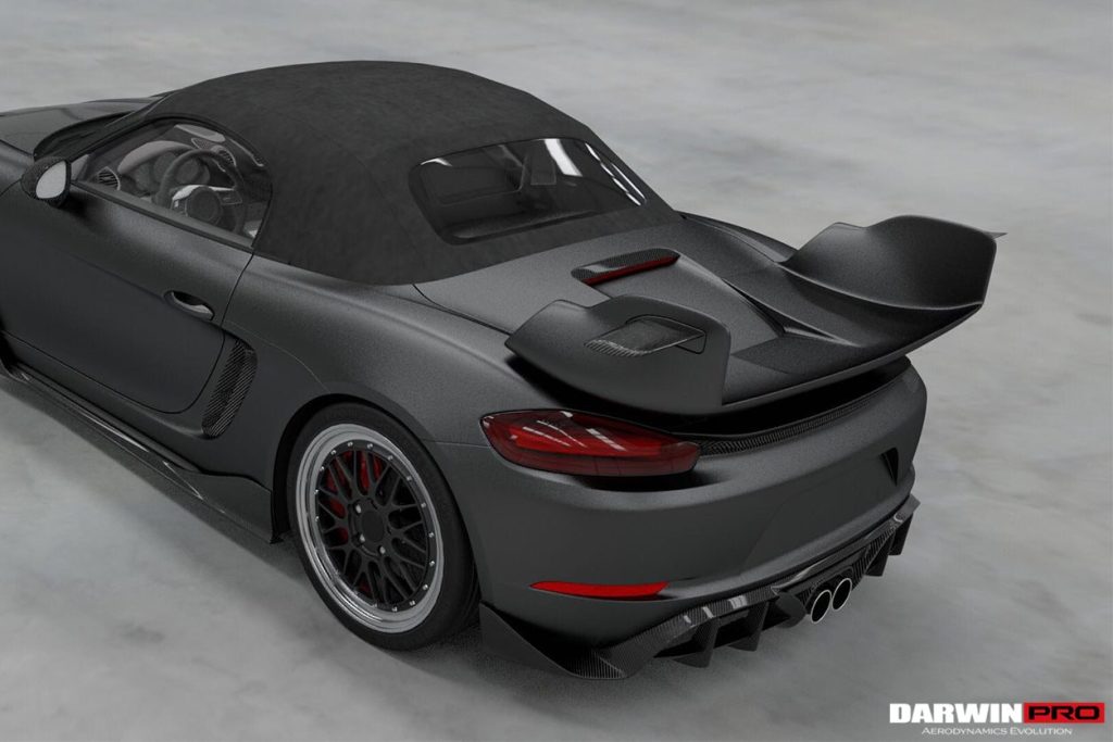 สปอยเลอร์ท้าย PORSCHE 718 ทรง DarwinPRO (Boxster STM)