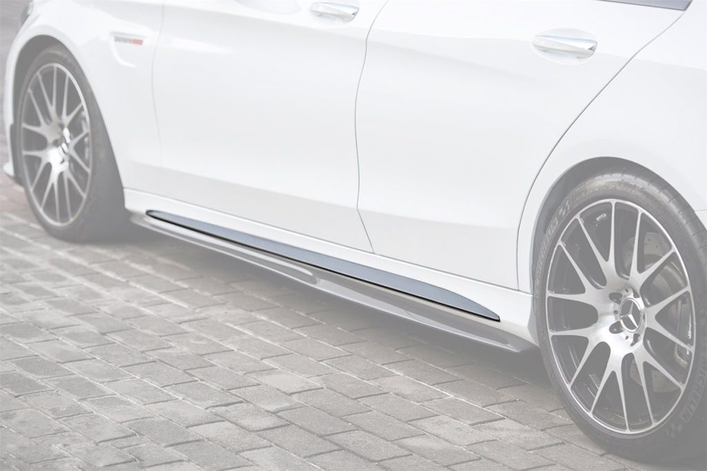 สเกิร์ตข้าง Carbon Fiber MERCEDES BENZ C-Class W205