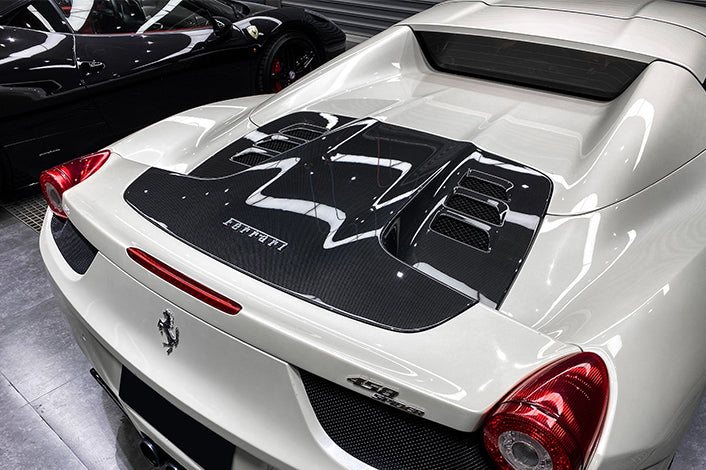 ฝากระโปรงหน้า Carbon Fiber Ferrari 458 Spider