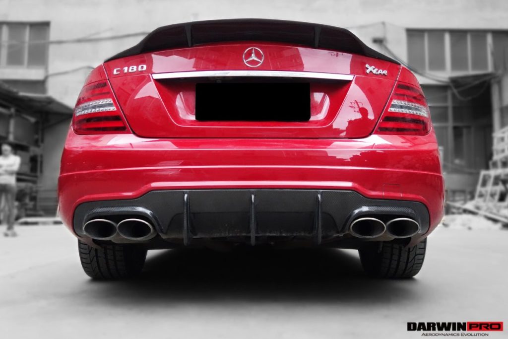 ดิฟฟิวเซอร์ท้าย Carbon Fiber MERCEDES BENZ C-Class C204 Coupe