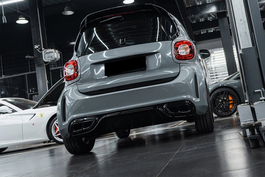 สปอยเลอร์หลังคา Carbon Fiber Smart Fortwo 2016+ ทรง DarwinPRO