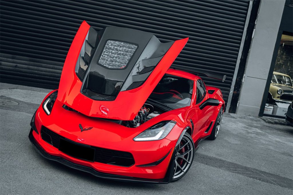 ฝากระโปรงหน้า Chevrolet Corvette C7 Stingray ทรง DarwinPRO