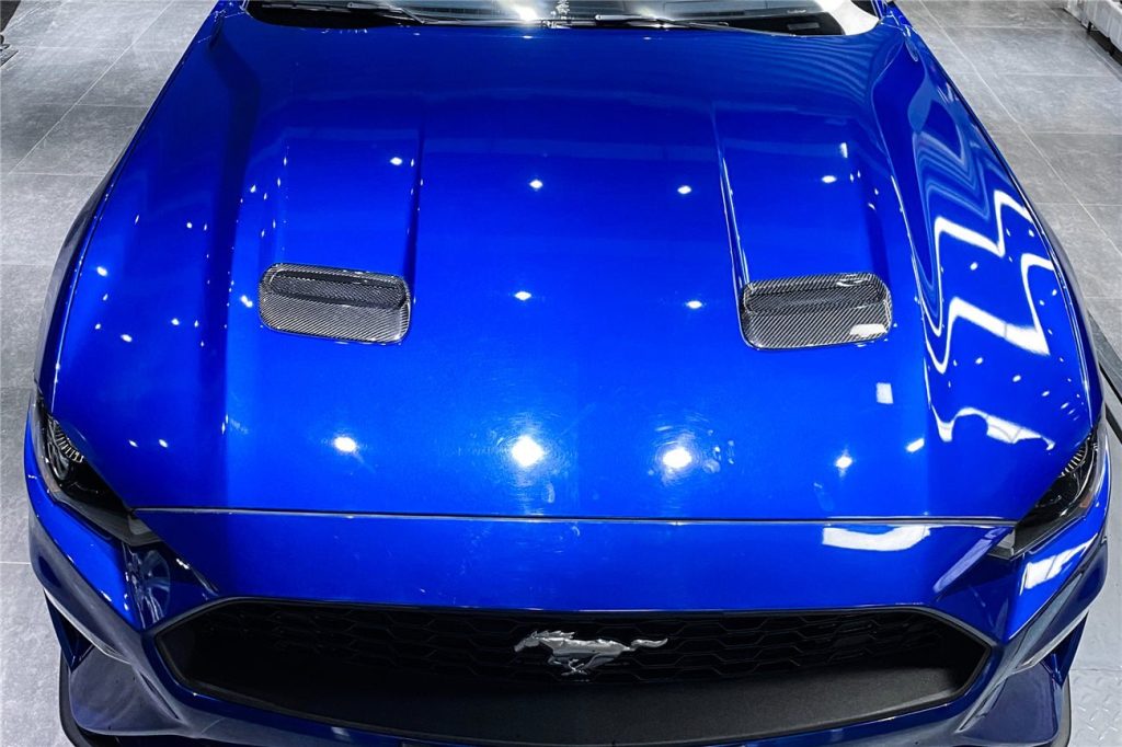 ฝากระโปรงหน้า Carbon Fiber Ford MUSTANG 2018-2022 2018-2023
