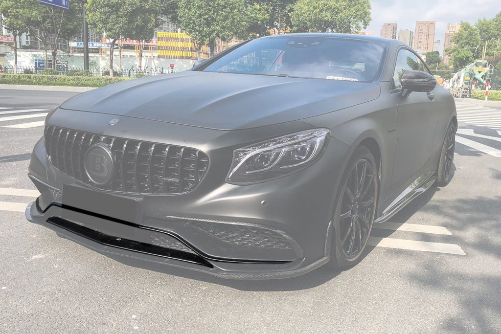 กันชนหน้า Carbon Fiber MERCEDES BENZ S-Class C217 Coupe 2014-2017 #2
