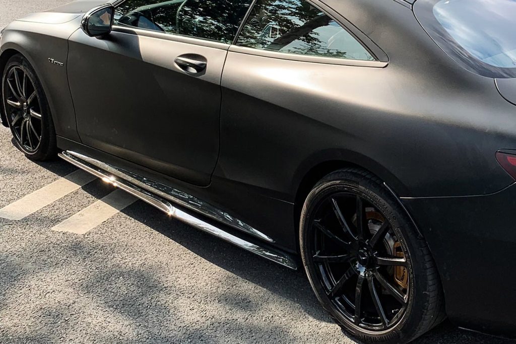 สเกิร์ตข้าง Carbon Fiber MERCEDES BENZ S-Class C217 Coupe (Coupe BKSS)