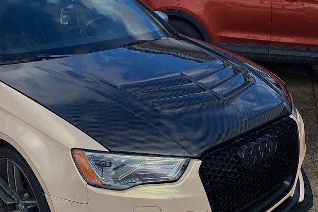 ฝากระโปรงหน้า AUDI A3 8V ทรง DarwinPRO (Sportback BKSS)