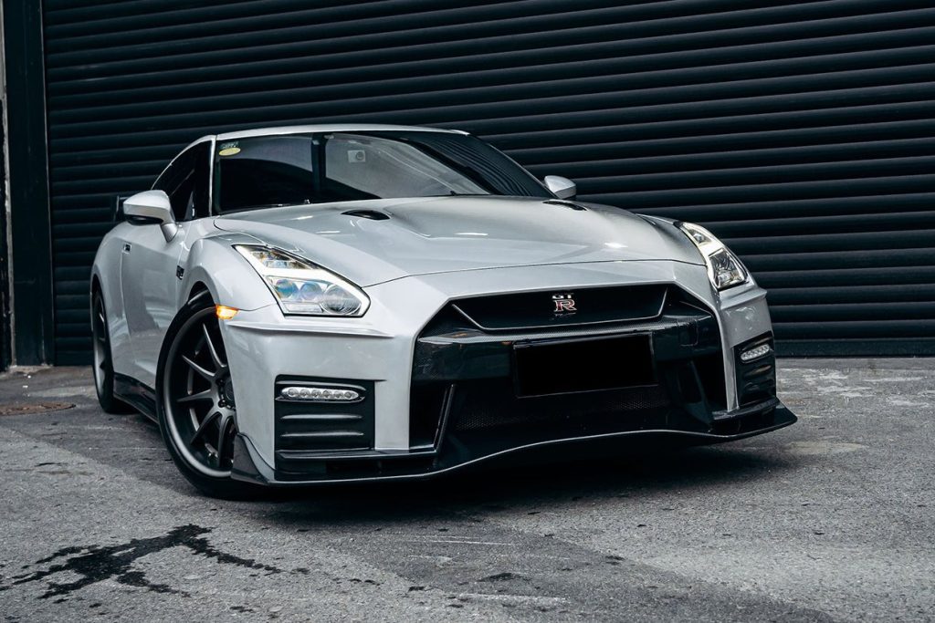 กันชนหน้า Carbon Fiber Nissan GT-R R35 2008-2011 ทรง DarwinPRO (Ver17 NSM)