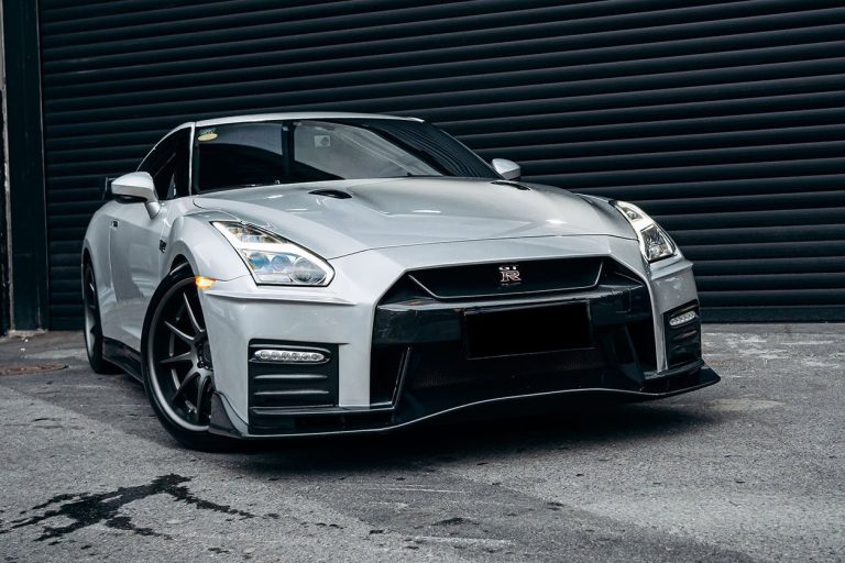 กันชนหน้า Carbon Fiber Nissan GT-R R35 2008-2011 ทรง DarwinPRO (Ver17 NSM)