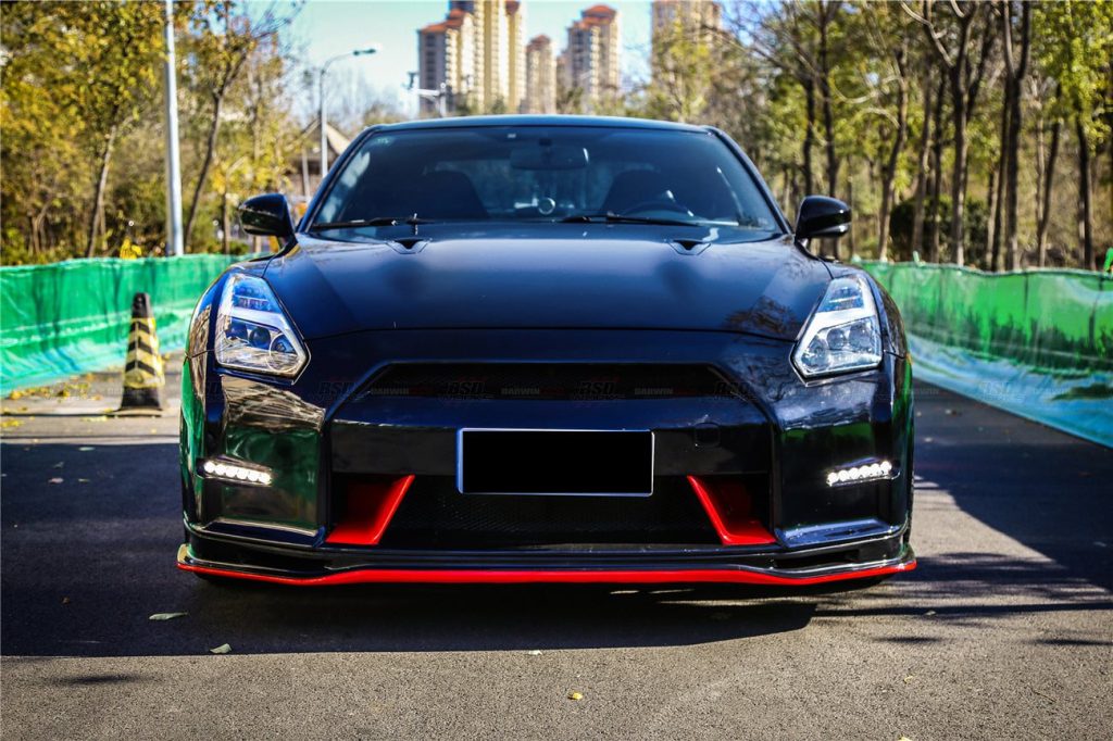 กันชนหน้า Carbon Fiber Nissan GT-R R35 2008-2011 (Ver15 NSM)