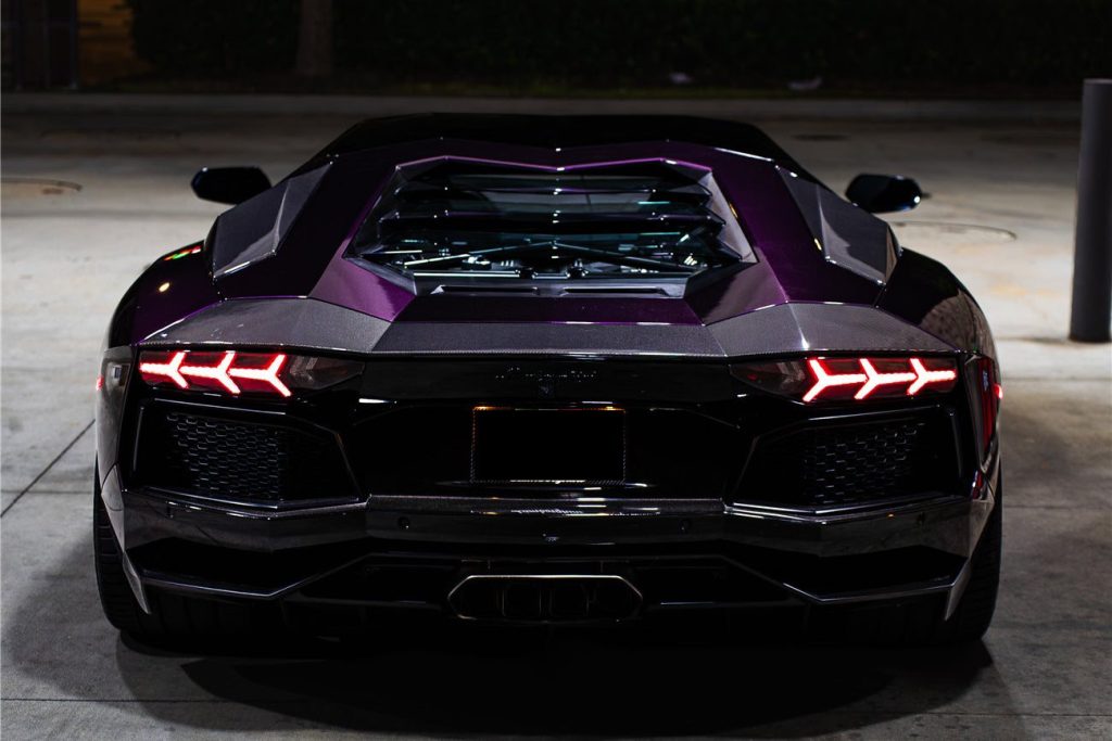 สปอยเลอร์ท้าย Carbon Fiber LAMBORGHINI Aventador LP700 Coupe ทรง DarwinPRO