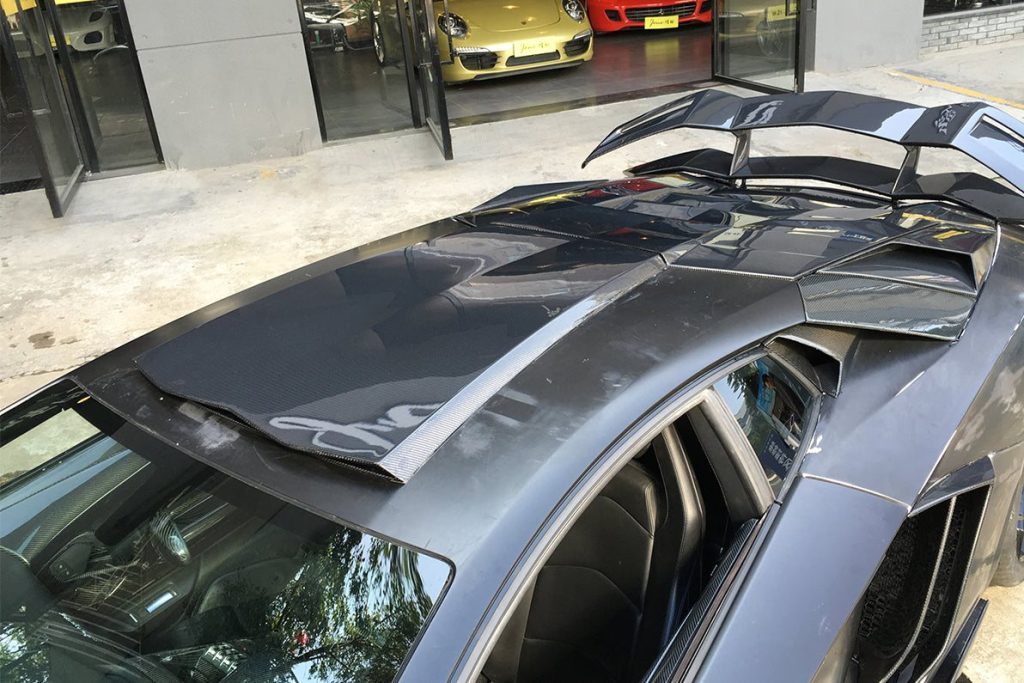 หลังคา Carbon Fiber LAMBORGHINI Aventador LP700 Coupe (Coupe BKSS)