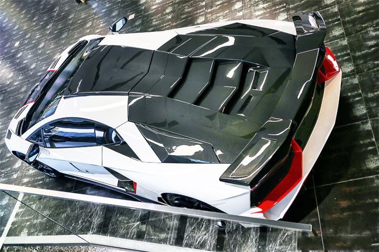 ฝากระโปรงหลัง Carbon Fiber LAMBORGHINI Aventador LP700 Coupe ทรง DarwinPRO (Coupe BKSS)