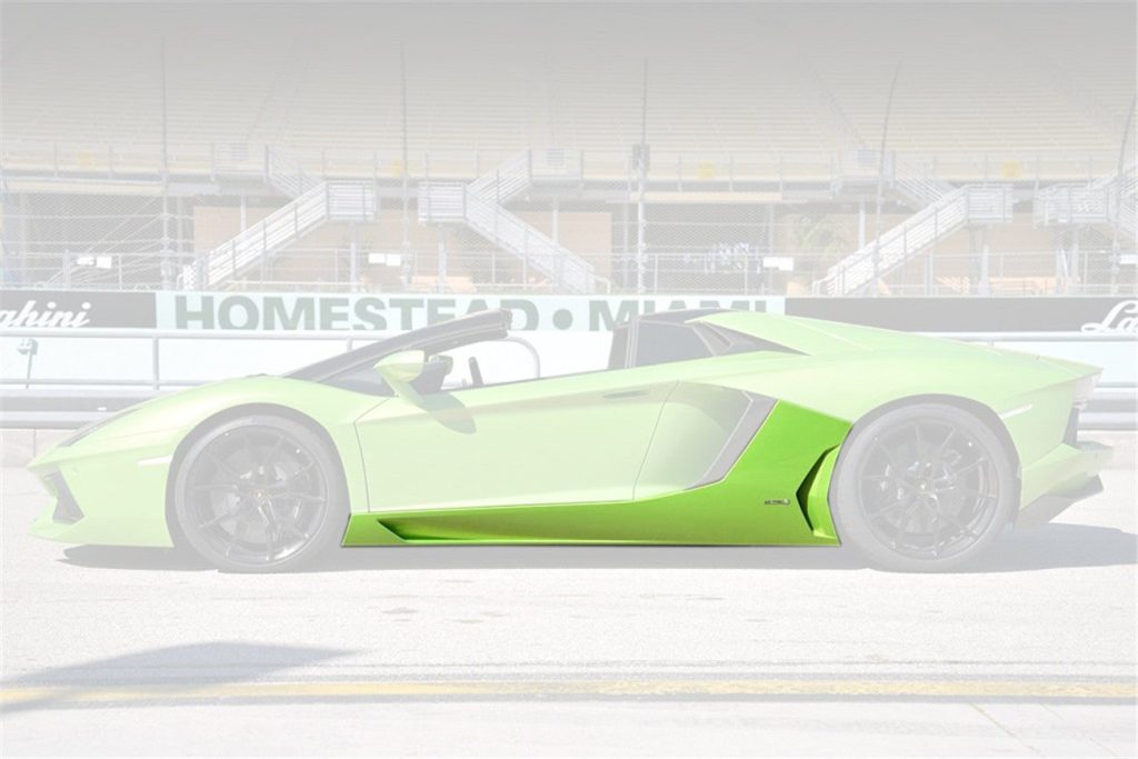 สเกิร์ตข้าง Carbon Fiber LAMBORGHINI Aventador LP700 Coupe