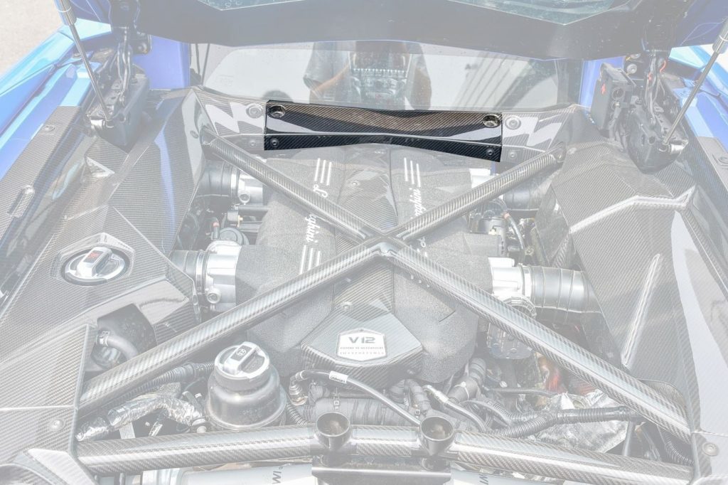 ห้องเครื่อง Carbon Fiber LAMBORGHINI Aventador LP700 Coupe 2011-2016