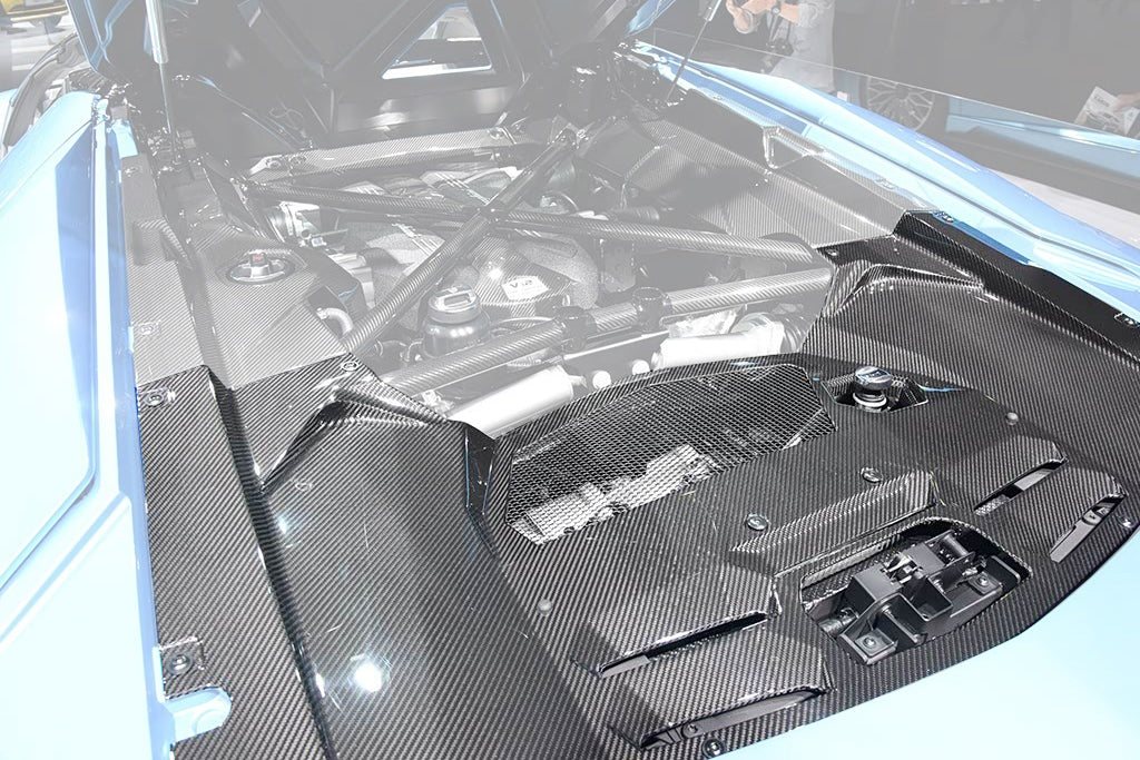 ห้องเครื่อง Carbon Fiber LAMBORGHINI Aventador LP700 Coupe 2011-2016 #3