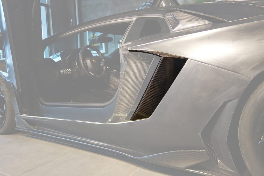 แก้มข้าง Carbon Fiber LAMBORGHINI Aventador LP700 Coupe (Coupe BKSS) 2011-2016 #2