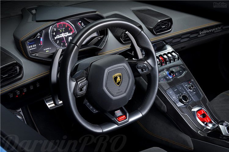 ชิ้นส่วนตกแต่งภายใน Autoclave Carbon Fiber LAMBORGHINI Huracan LP580 ทรง DarwinPRO #2