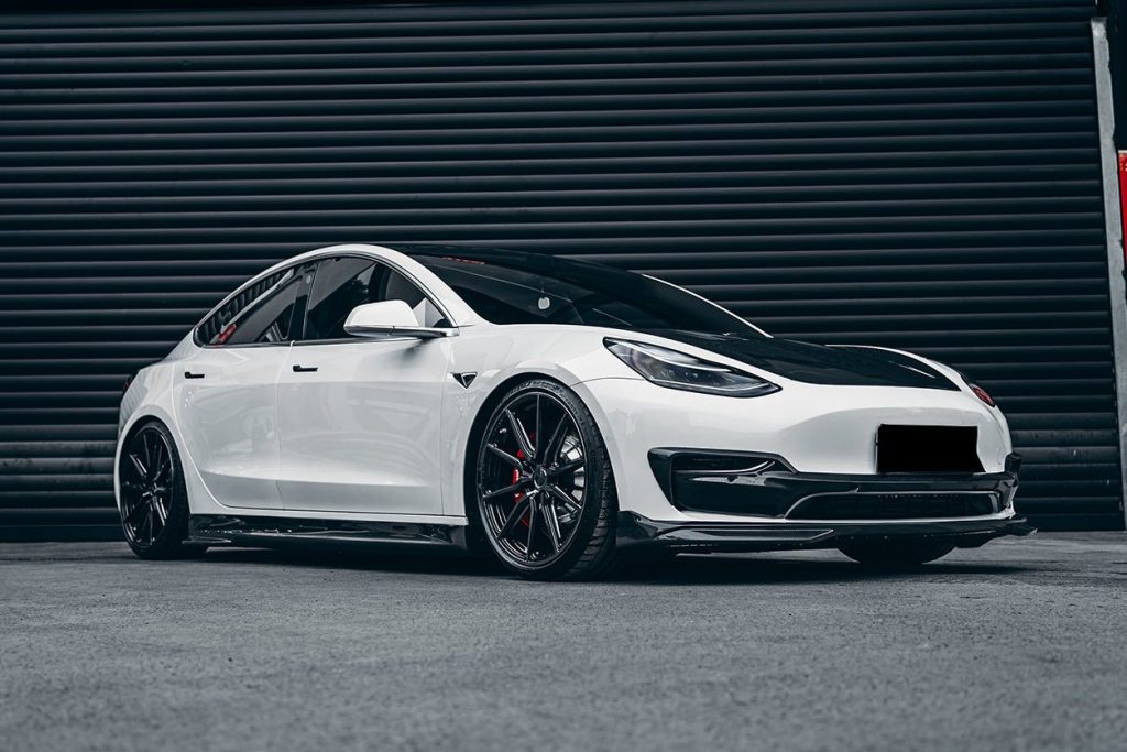 ลิ้นหน้า Carbon Fiber Tesla Model 3 2017-2023 #3