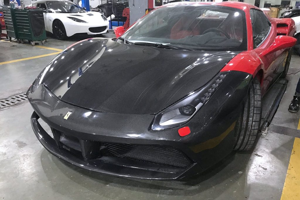 กันชนหน้า Ferrari 488 GTB