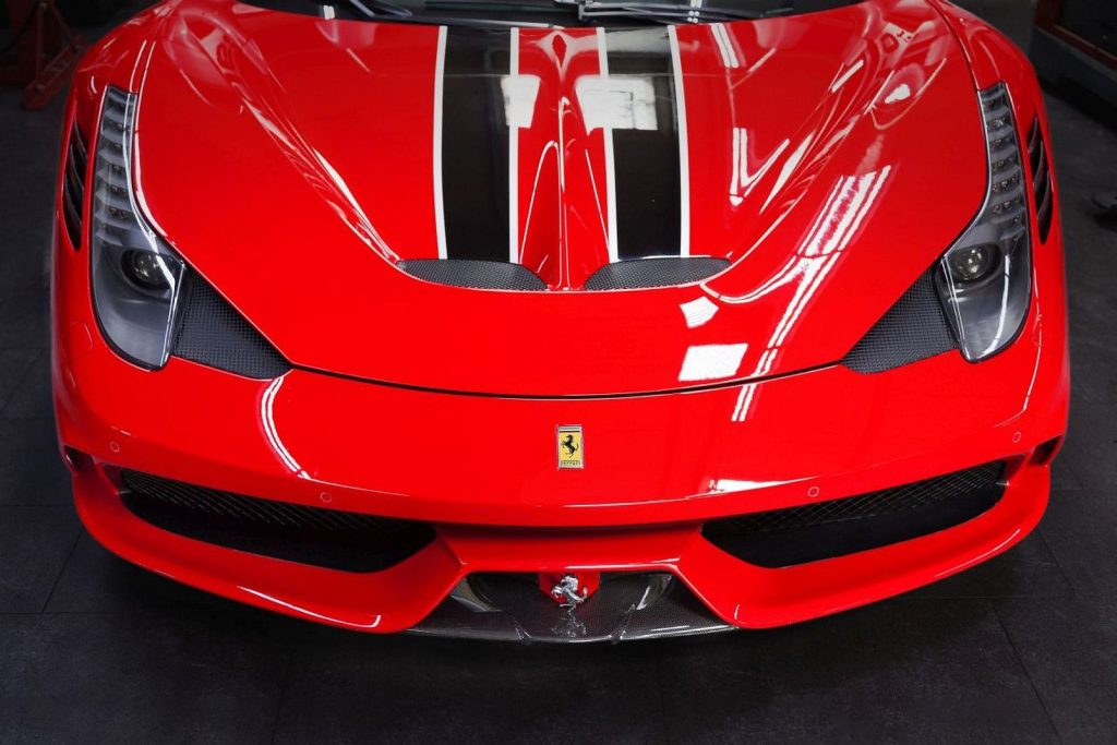 ลิ้นหน้า Carbon Fiber Ferrari 458 Speciale