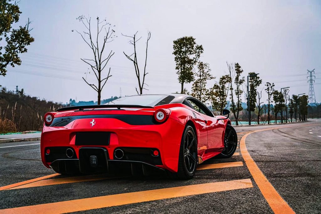 ดิฟฟิวเซอร์ท้าย Carbon Fiber Ferrari 458 Speciale ทรง DarwinPRO
