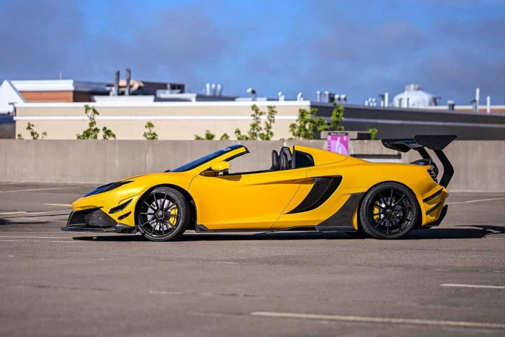 สเกิร์ตข้าง Carbon Fiber McLaren 12C ทรง DarwinPRO (Rebel Performance)
