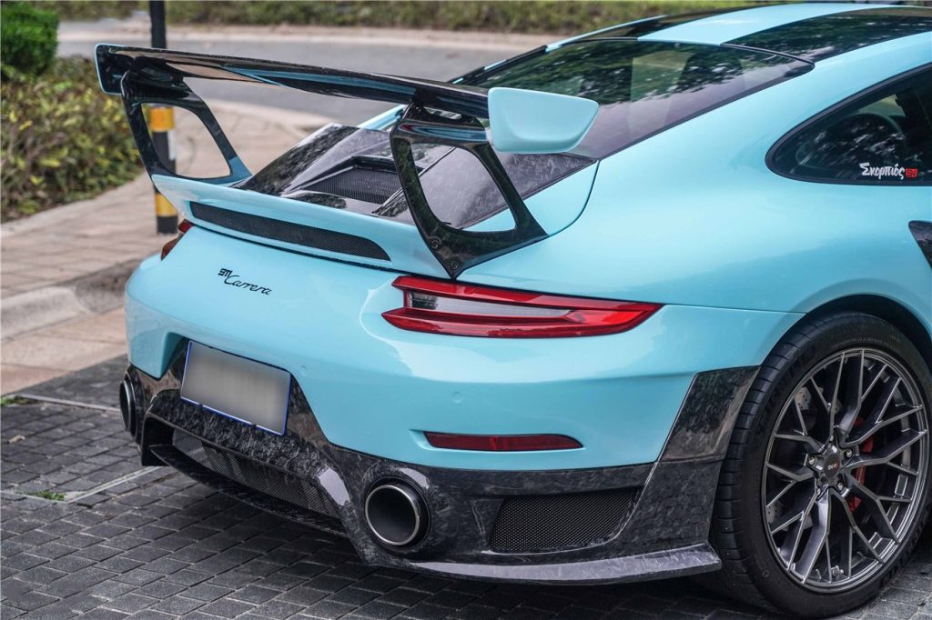 สปอยเลอร์ท้าย Carbon Fiber PORSCHE 911 991.2 ทรง DarwinPRO (GT2RS)