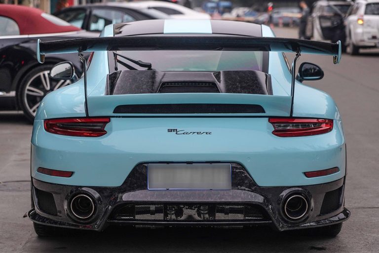กันชนหลัง Carbon Fiber PORSCHE 911 991.2 ทรง DarwinPRO (GT2RS)