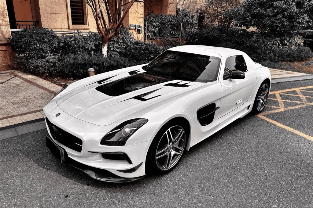ฝากระโปรงหน้า Carbon Fiber MERCEDES BENZ SLS-Class W197