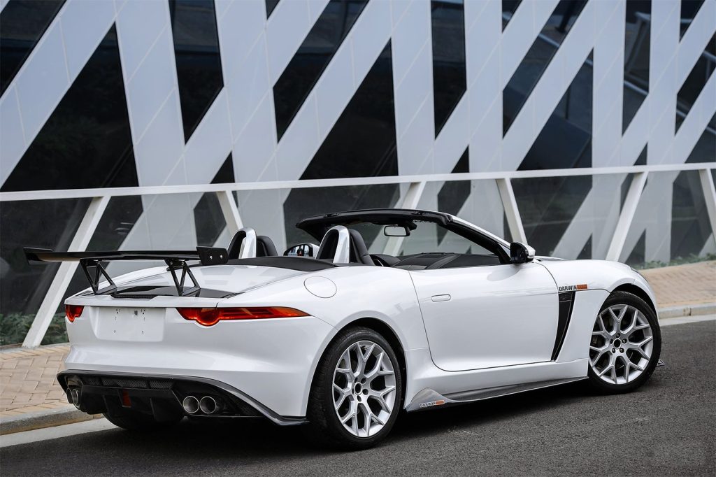 ดิฟฟิวเซอร์ท้าย Jaguar F-Type Convertible ทรง DarwinPRO
