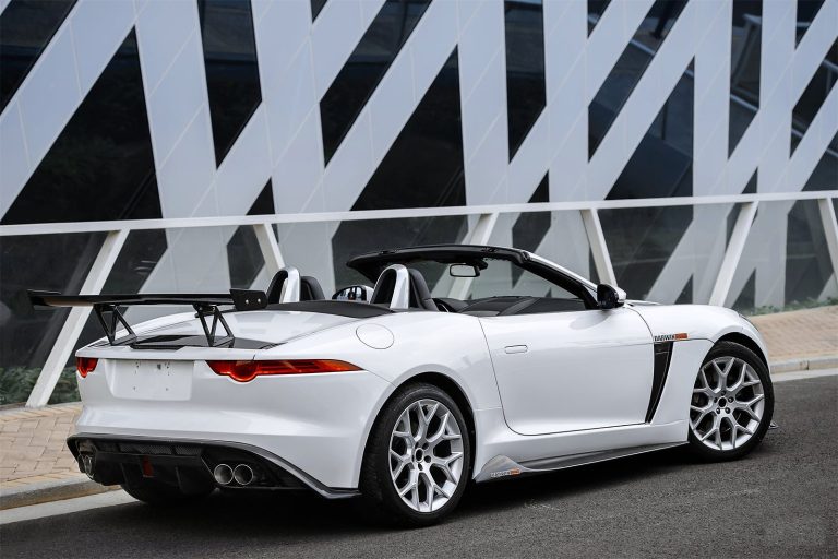 Rear Diffuser Jaguar F-Type Convertible style DarwinPRO